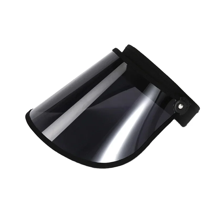 Custom male and female transparent visor UV protection PVC hat, visor hat