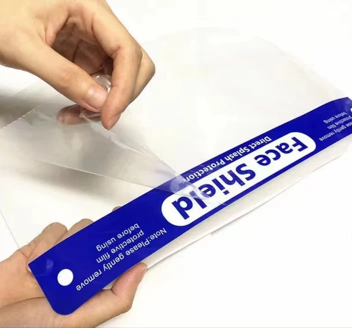 High Quality Disposable Isolation Protective Mask Anti-splash Double-sided Screen Anti-fog HD Perspective Face Shield