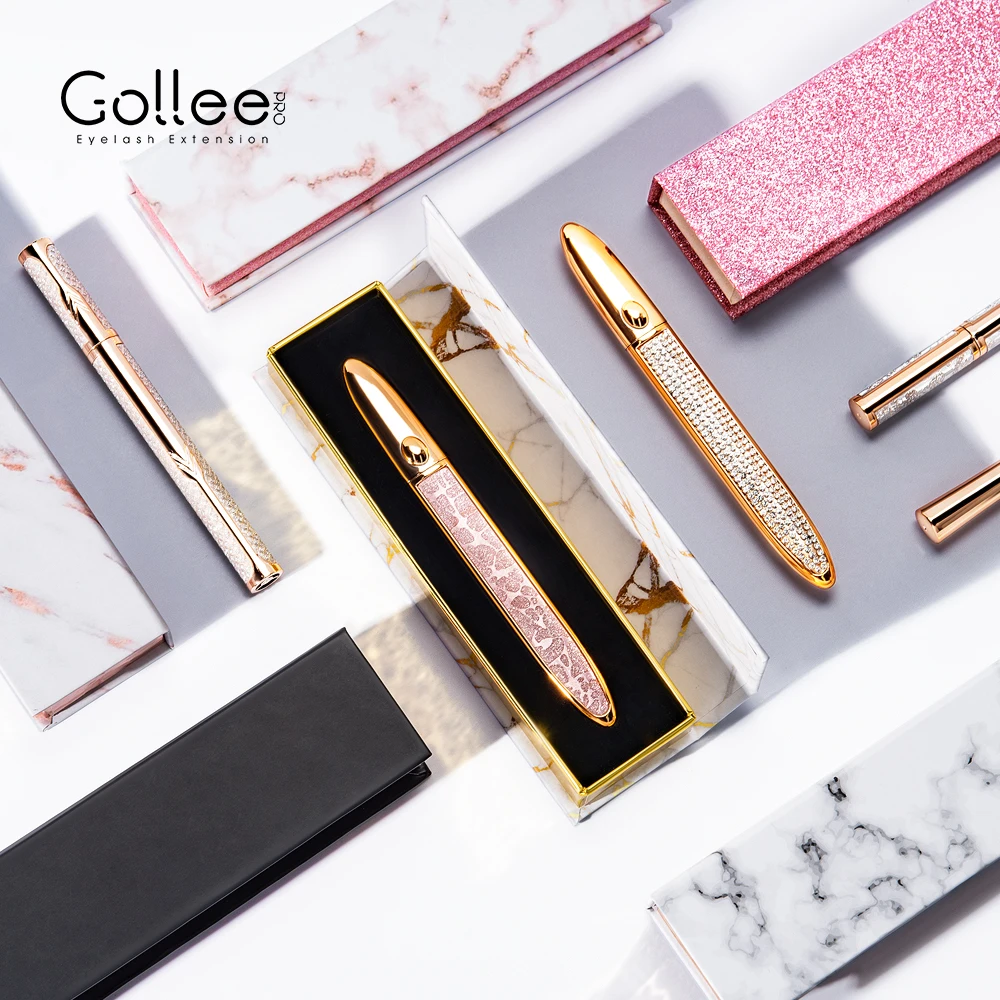 Gollee оптовая продажа магнитные ресницы с прозрачной цветной подводкой для глаз карандаш клей подводка для глаз карандаш водостойкая