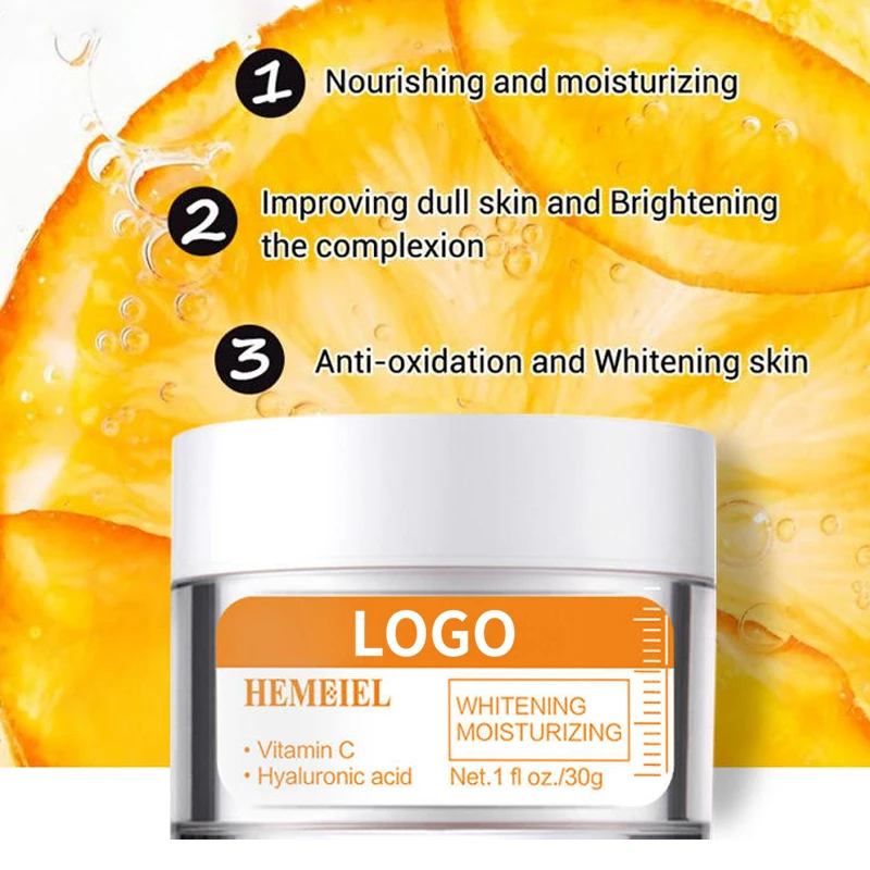 Vitamin C Anti Aging Wrinkle Skin Whitening Day Night Hyaluronic Acid Collagen Moisturizing Face Cream whitening