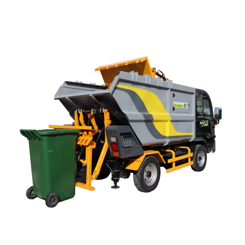 Baiyi L35 Source Factory Hot Sale 3.5CBM Garbage Capacity Garbage Truck