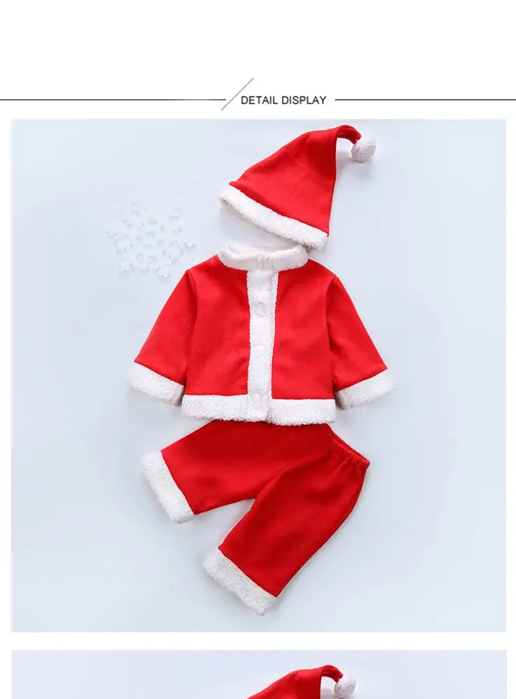 
Baby clothes dresses for Santa Claus Christmas Suit 