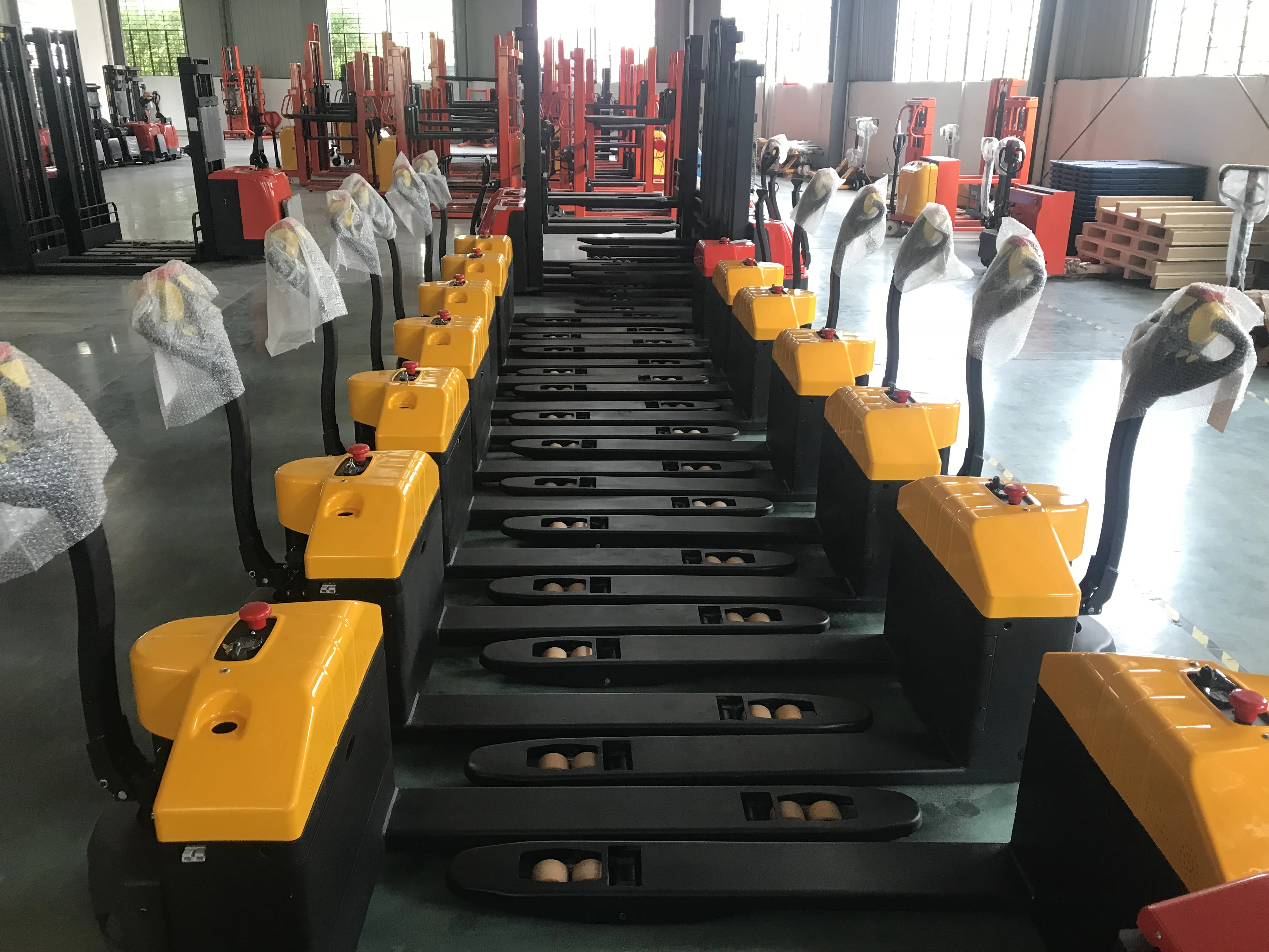 
ljy 1.5T battery powered electric walkie pallet jack/truck 