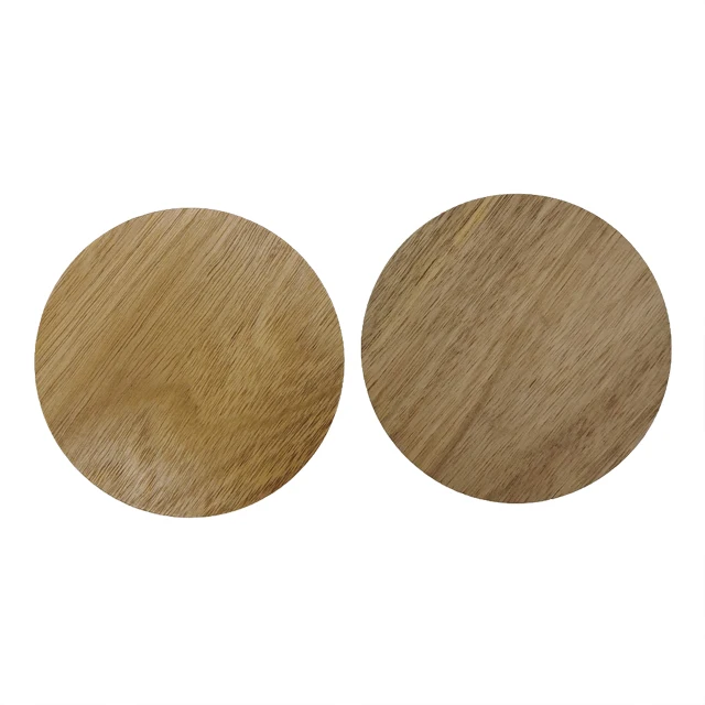 dark color acacia Lids  with  sealing silicone ring Candle Glass Jars With Wood covers