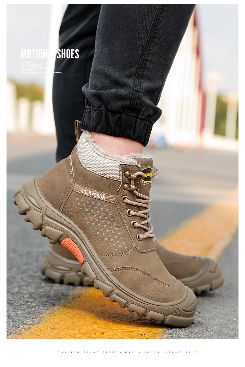 China manufacturer sports_ safety_ shoes men lightweight sport winter shoes safety sole work shoe