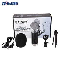 Manufacturer Wholesale Handheld Gaming Microphones USB Noise Cancelling Recording Microphone For Tiktok Live Streaming