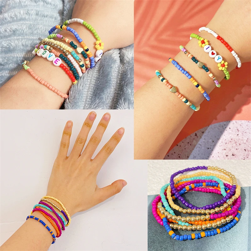 Bulk Bag Wholesale 42 Color Painted Czech Round Glass Seed Beads 2mm for DIY Bracelet Necklace Jewelry Making Accessories BBG067