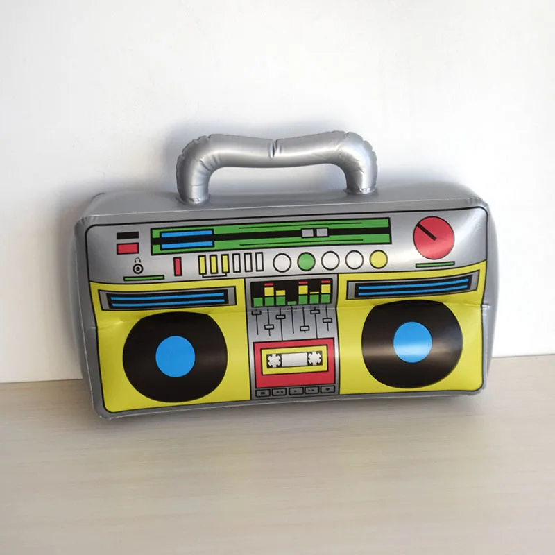 PVC Kids Funny Inflatable Toys Music Party Juguetes Inflables Radio Boombox Toy Supplies Party Props