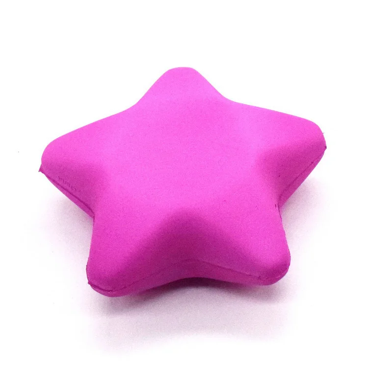 Promotional Antistress Squeeze Toys Pu Foam Star Shape Stress Ball Manufacturers For Gifts