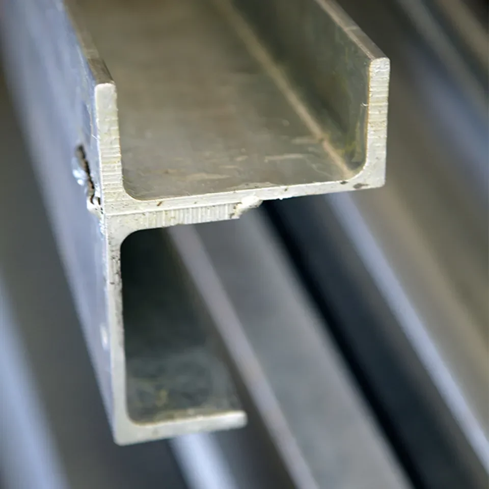 Galvanized steel H Channel H beam C beam Steel Posts Sleepers Retaining Wall Garden DIY Post For Retaining Sleeper Walls