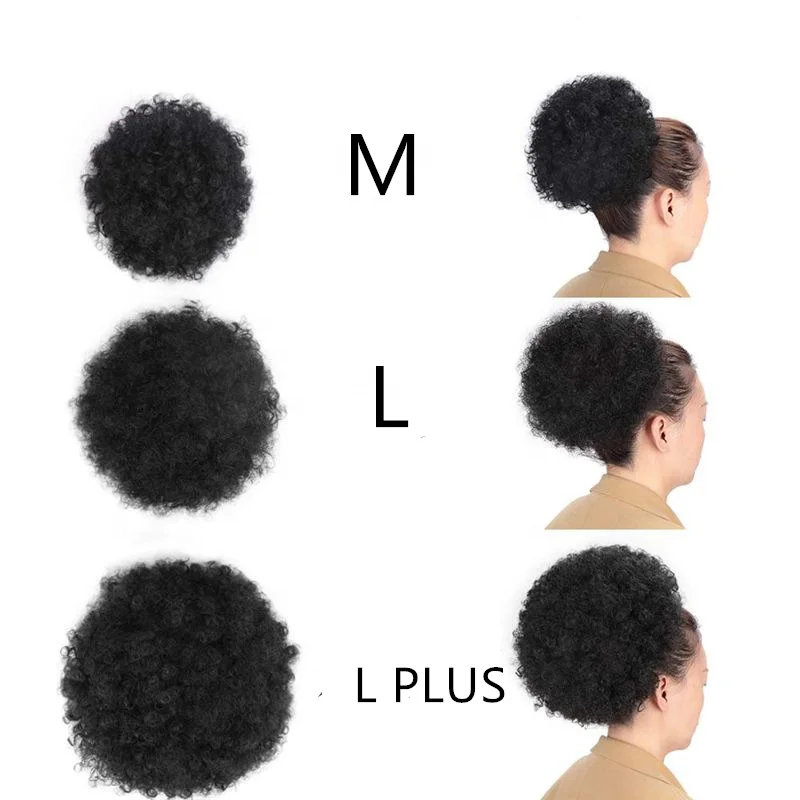 Афро-хвост MYSURE, афро-пуховик, афро пуховик с кудрявыми волосами, синтетический шиньон, пуховик для мариага, натуральный внешний вид, большой и маленький