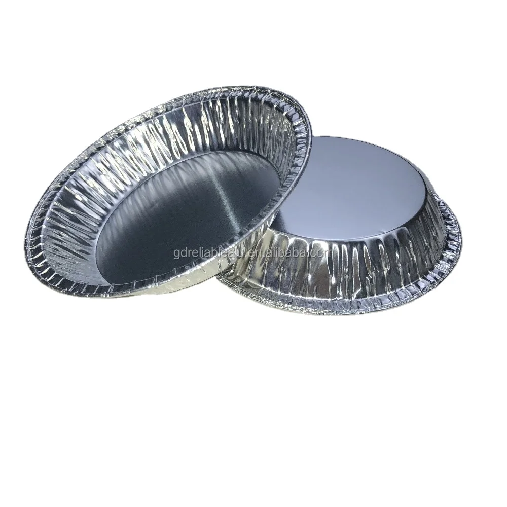 Food grade round disposable recyclable microwave oven aluminium foil baking paper cup