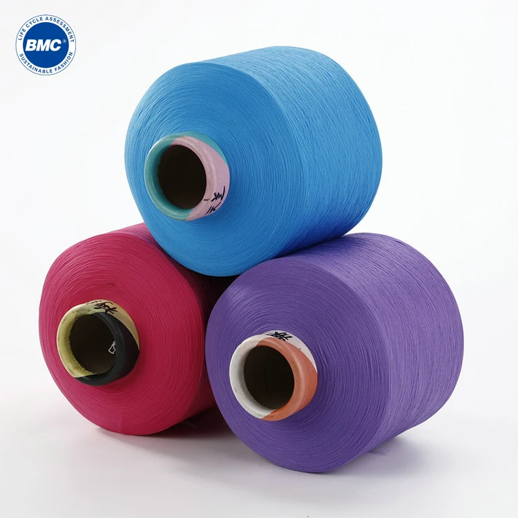 Manufacturer Direct Sales 75D/72F 100% Polylactic Acid PLA Filament Yarn DTY for Knitting
