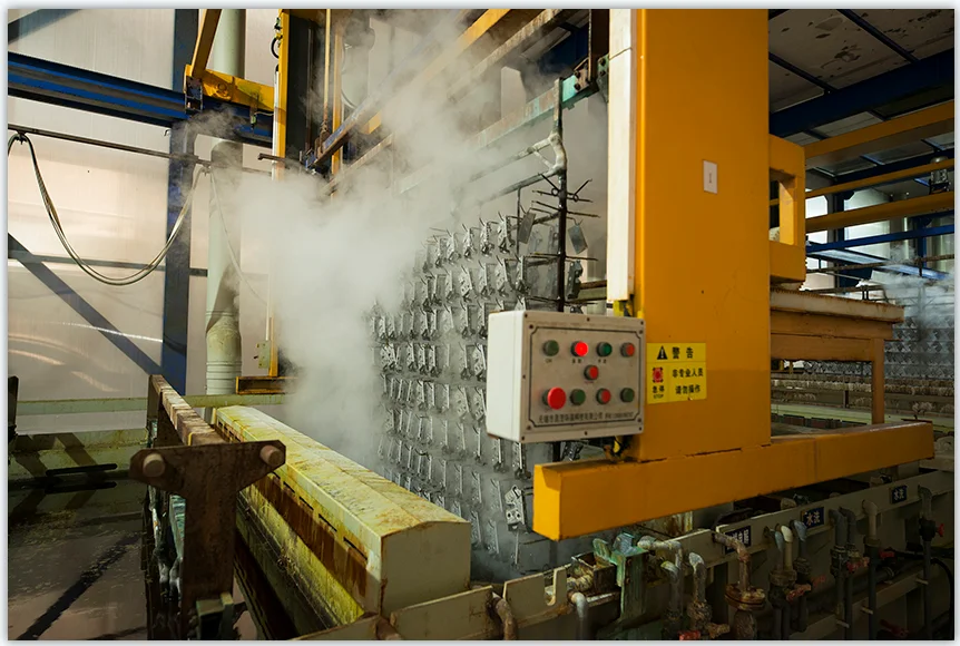 25 years automatic metal surface treatment plating line rack hanging electroplating equipment for environment protection