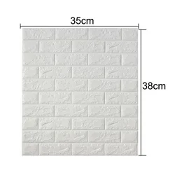 35*38*0.2cm Rich Color Home Decoration Wall Panels Interior 3d Wallpaper for Living Room Bedroom Background Kitchen Decoration