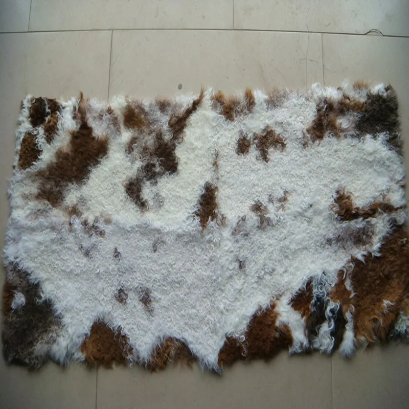 White Fashion Fur Area Rug for Living Room Winter Carpets and Rugs Goat Sheep Fur Carpet