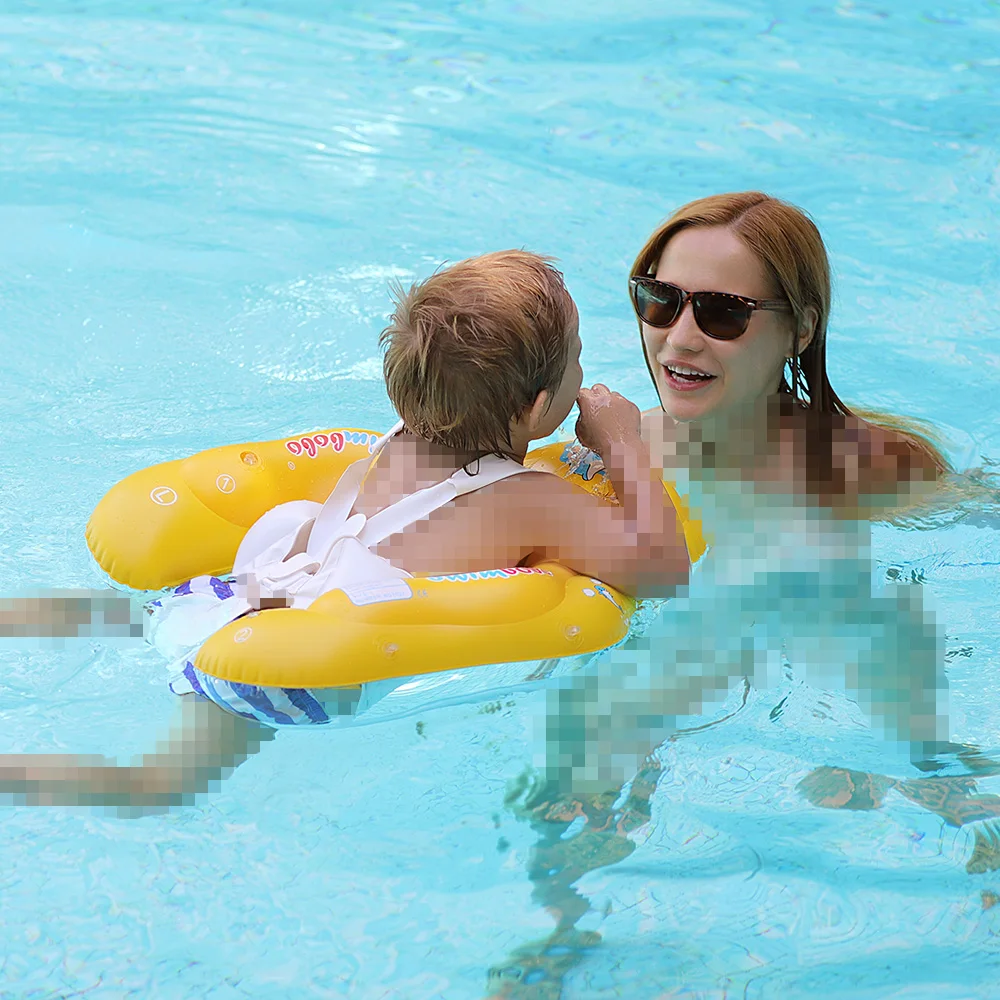 Swimbobo New Style Kids Swimming Rings With Vest And Pocket PVC Safe Child Inflatable Baby Float Underarm Swim Ring In Summer