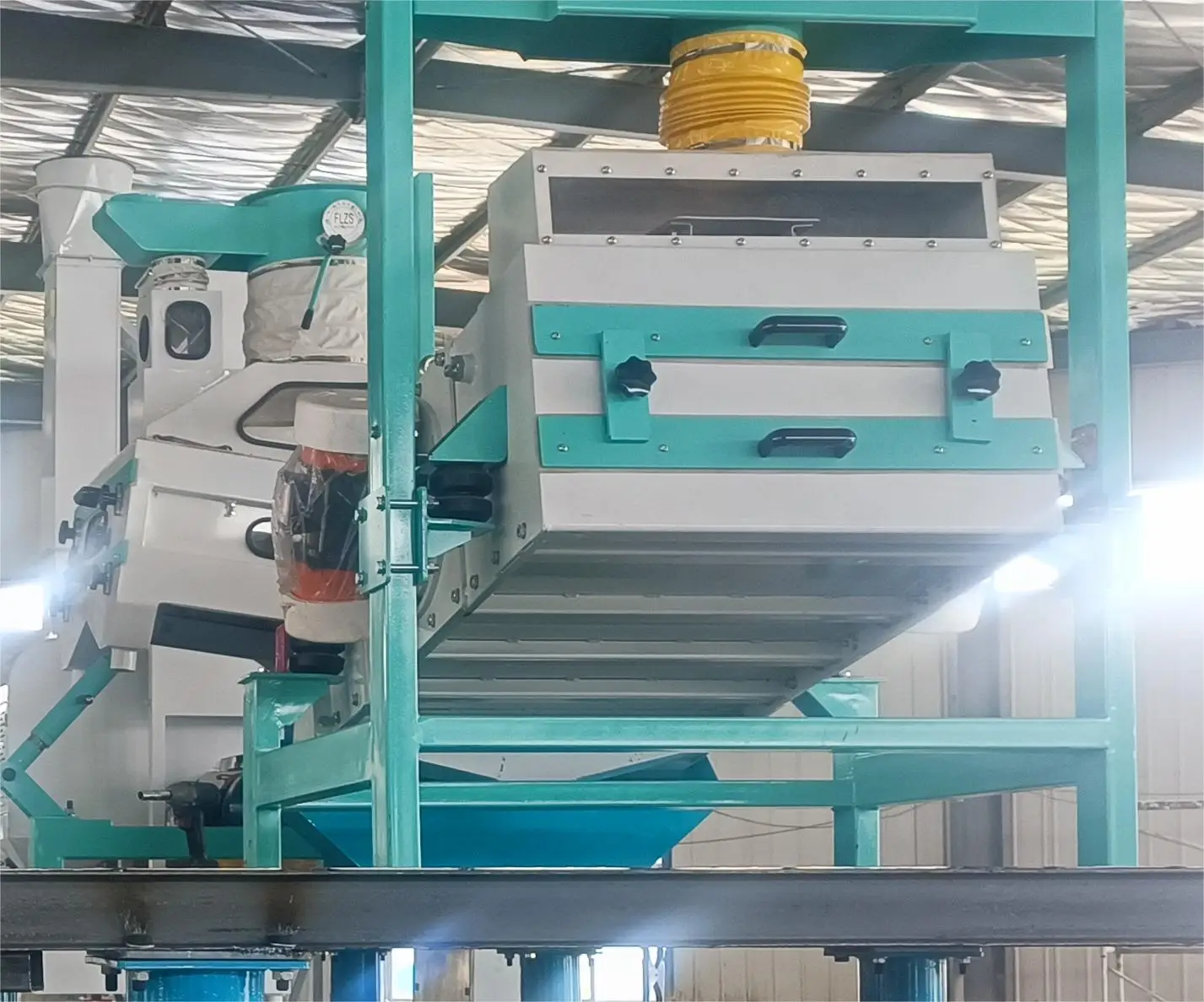 Rice mill complete set combination of commercial grain corn