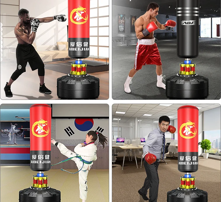 2021 фитнес домашний тренажерный зал 63 дюйма Sacos De Boxeo мешок для кикбоксинга оборудование надувной отдельно стоящий Пробивной OEM ПВХ