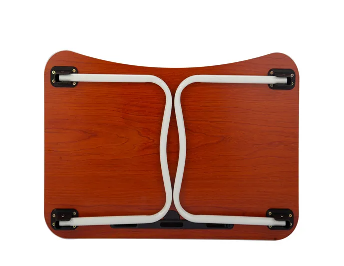 New upgrade Mini Folding Table With USB And Fan Folding Laptop Table Wooden Computer Table For Bed