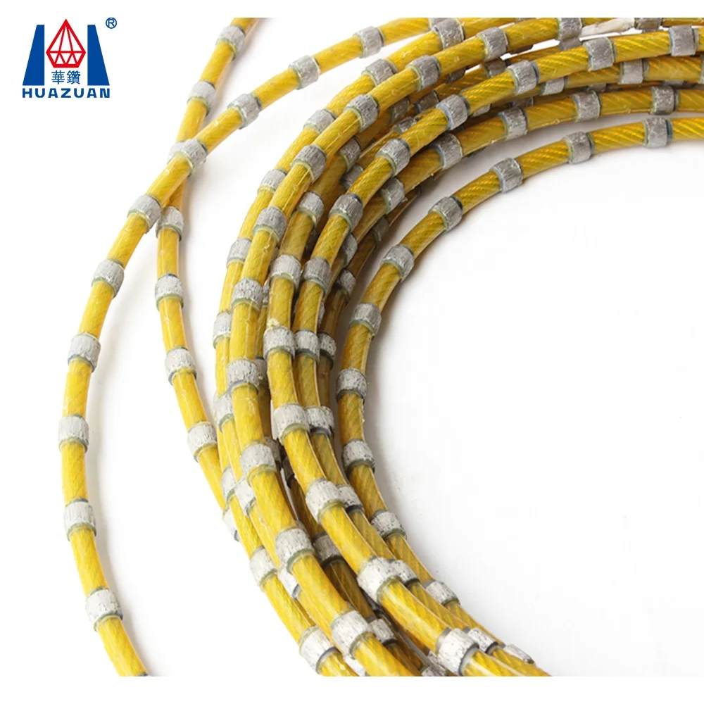 China Sintered Beads Diamond Wire Saw for marble cutting