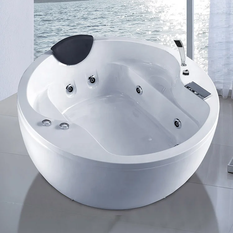 Modern Design Free standing Acrylic BathTub Round Bathtub Made In China