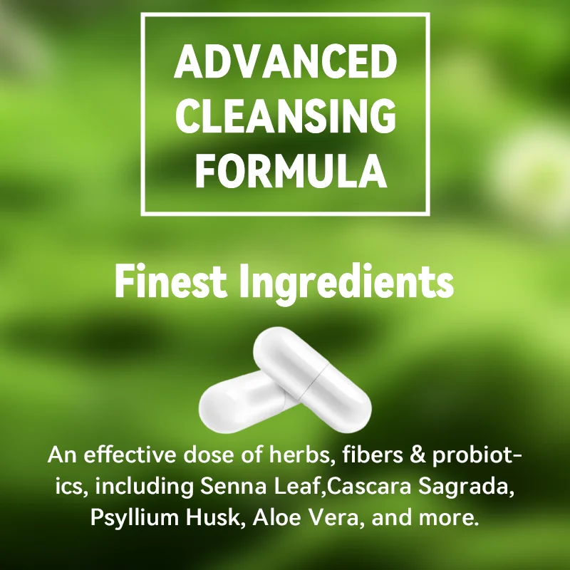 Greenpie Superfood Colon Cleanse Dietary Fiber Magic Pill Chinese Herbal Supplement Capsules