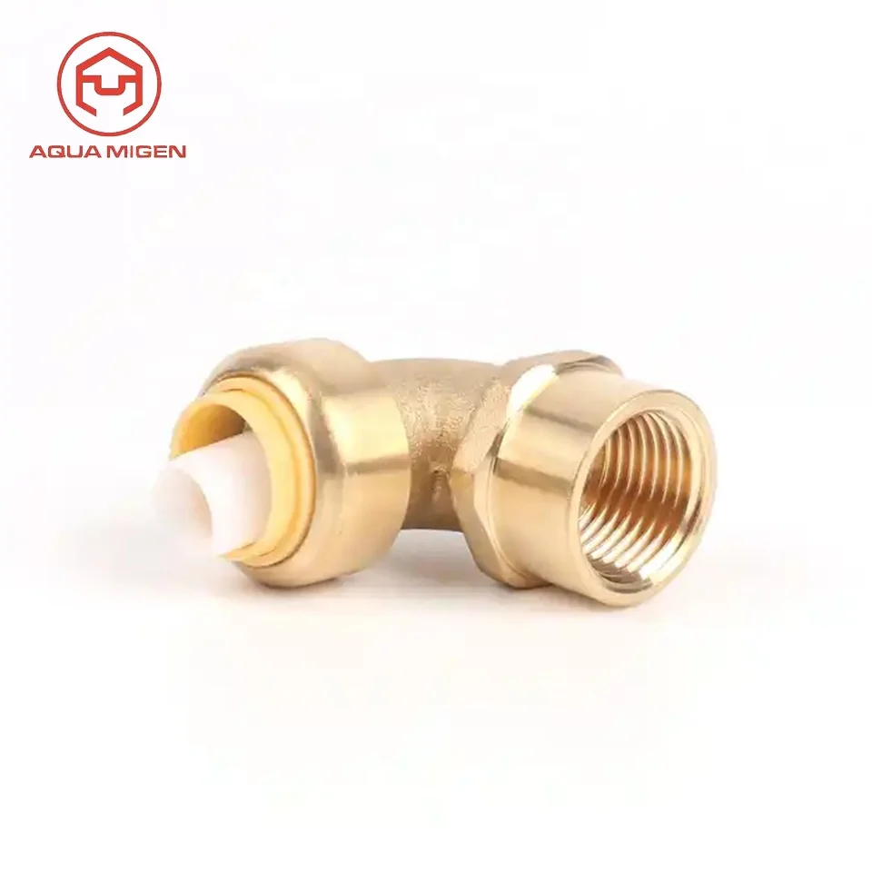 Stainless Steel Parker Barb Fittings Crimp Style Hydraulic Hose Brass Plumbing Elbow Fittings with Custom