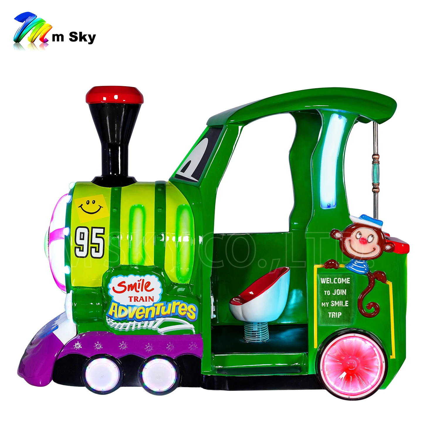 KA-280 Smile Train Kids Game Machine educated coin operated family kids machines in game center