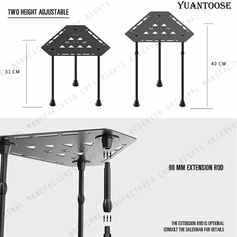 Camping DIY Splicing Portable Triangular Folding Table