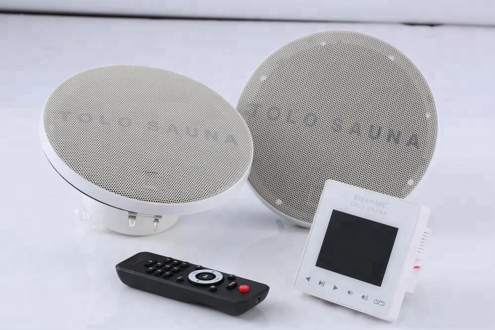 Steamtec Blue Tooth Music System For Steam Room Support Usb Sd Card And Fm Waterproof With Independent Controller Sauna Bath Kit