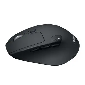 Logitech M720 Excellent Dual Mode Wireless Mouse Side Button Large Hand Mouse Comfort Black
