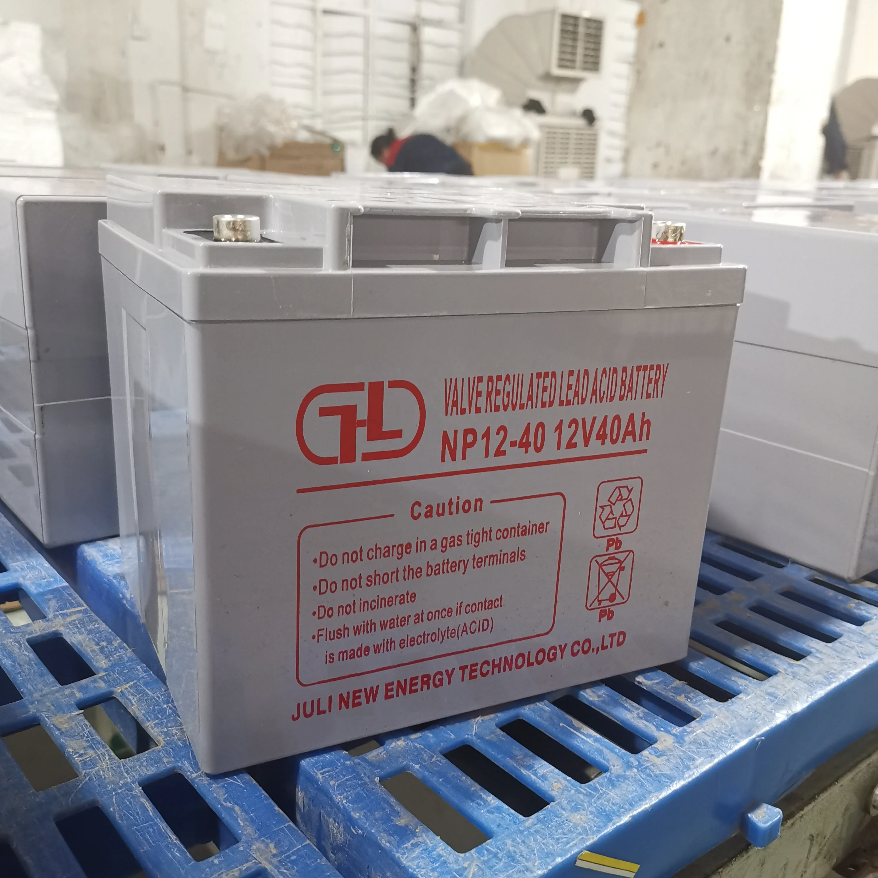 Maintenance-free lead-acid battery  UPS uses uninterruptible power supply 12V40ah Solar storage battery