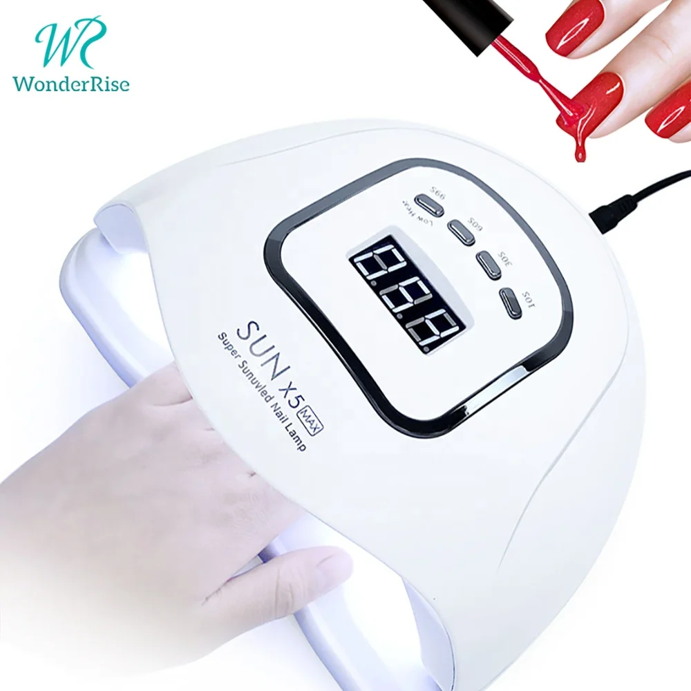 Beauty Salon Nail Gel Polish Curing SUN X5 Max UV LED Nail Lamp Nail Dryer with 45pcs Light Beads 4 Timer Settings