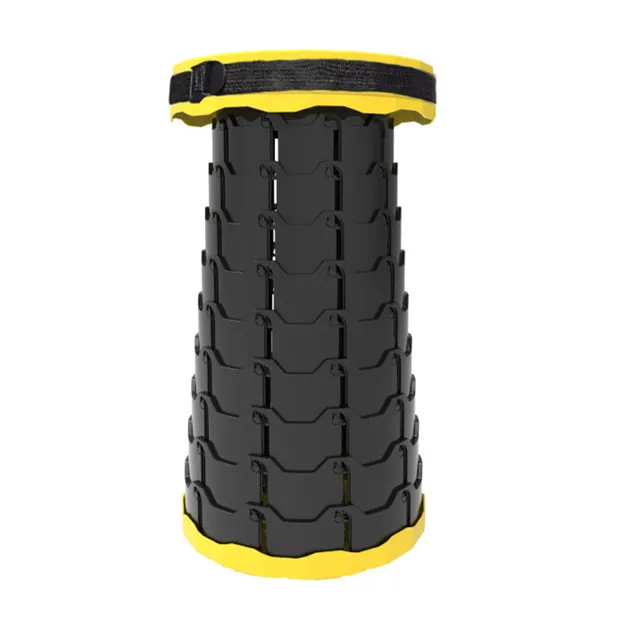 Портативный складной стул, легкий Регулируемый пластиковый табурет для рыбалки и путешествий