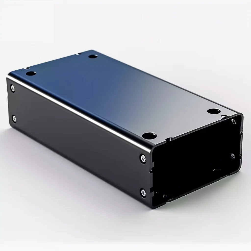 2026 Factory black computer case aluminum enclosure sheet metal