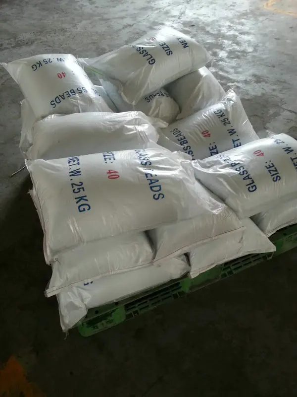 Good Reflective glass microsphere  glass  Sandblasting road marking Glass Beads