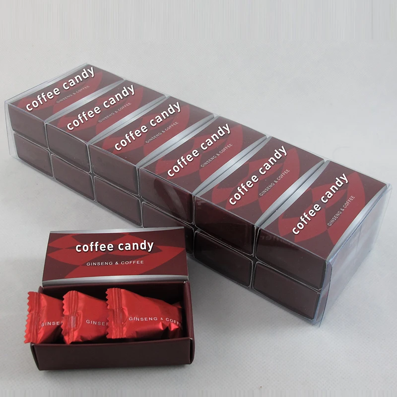 OEM  Herbal Ginseng Coffee Candy for male sexual enhancement