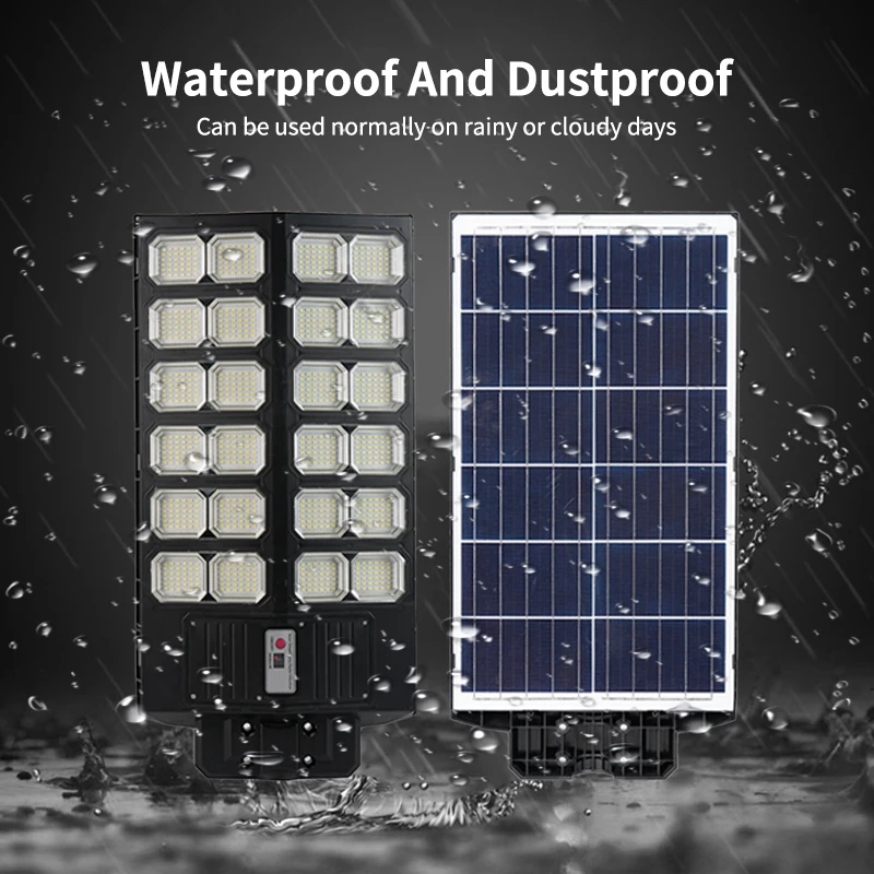hot sale road all in one solar led street light 800W 1000W 2000w outdoor solar powered street lamp
