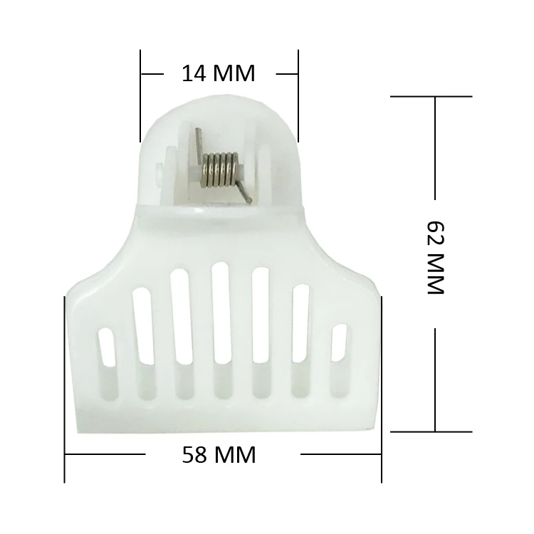 6PK Strong Holding Roller Clips Beauty Hair patterns Hair Clamps