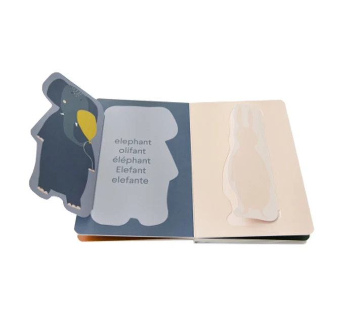 Yimi paper Custom Pop up Dinosaurs English Educational 3D Flap Picture Books Baby Children Reading Book Printing for Kid