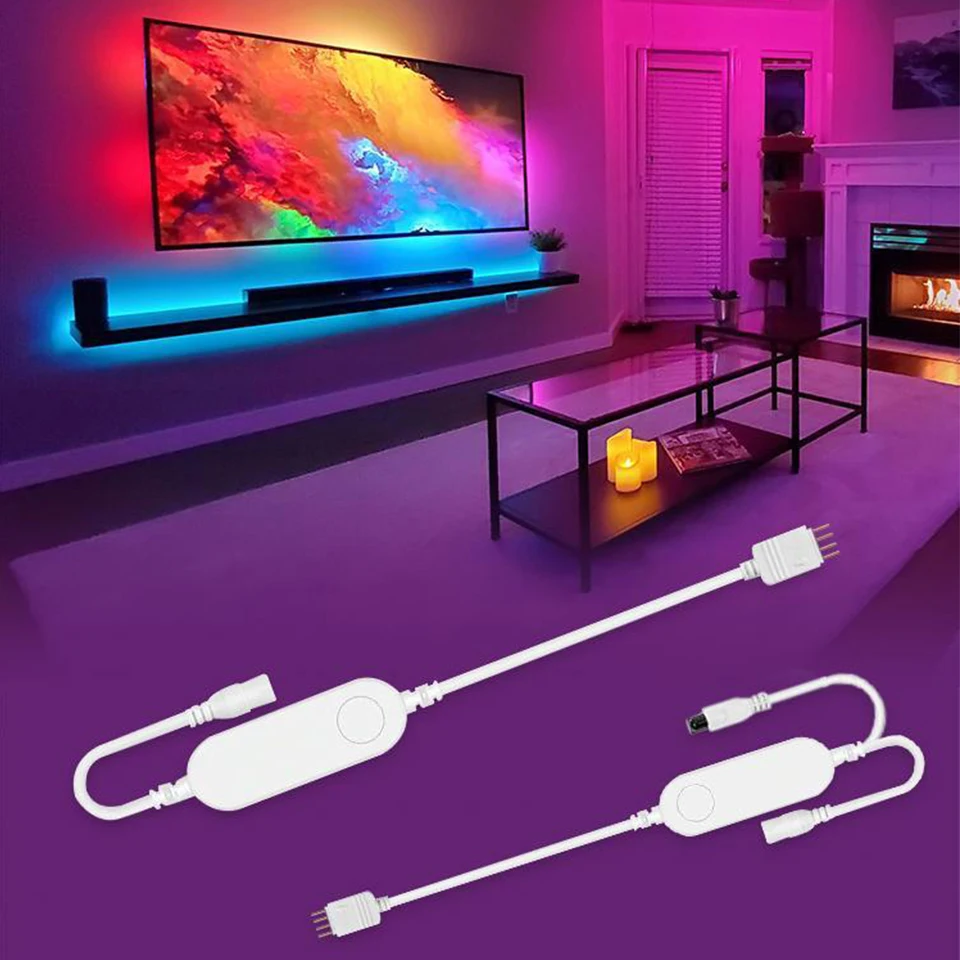 Factory Wholesale 5050 Tuya smart beacon BLE  24V RGB LED trip smart controller