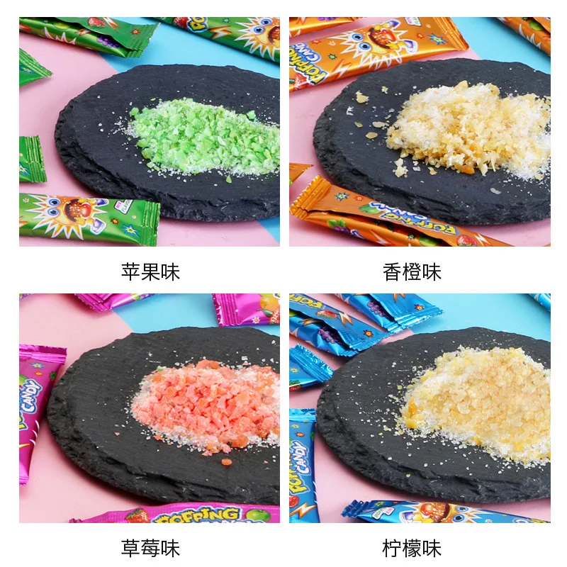 Factory Supply Fruit Flavor Popping Candy Casual Snacks