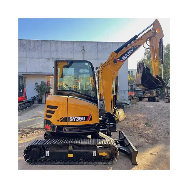 Mini Excavator Sany 35U Track Crawler 3.5 tons Micro Digger Tractor Chinese cheap excavator SANY SY35U for sale