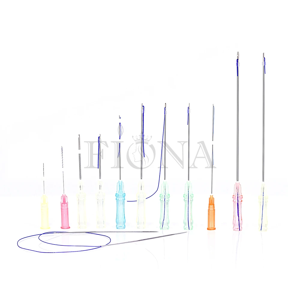 Most Popular Medical Absorbable Clinic Use Half-Blunt 18G 120mm 6D Cog Pdo Thread