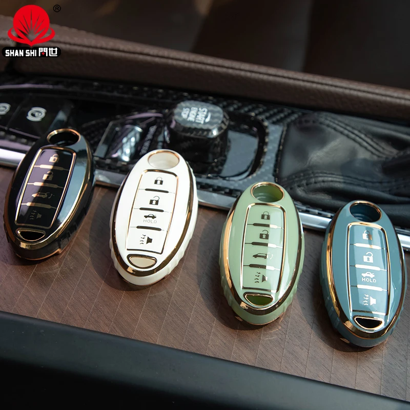 Soft And Waterproof Protective Case Smart Key 4 buttons TPU Key cover For Nissan Sunny/Sylphy/Murano