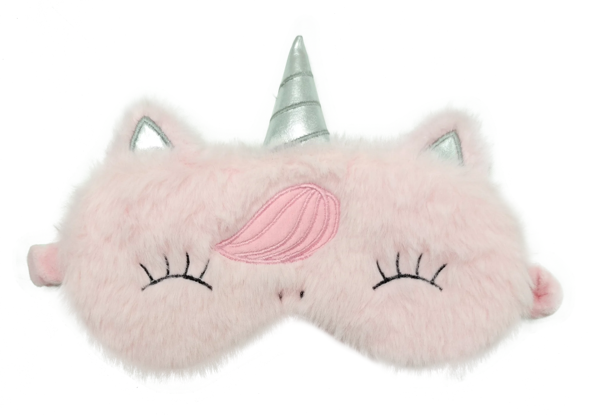 Gift Set Unicorn Sleep Eye Mask and Faux Fur Cover Rubber Hot Water Bottle