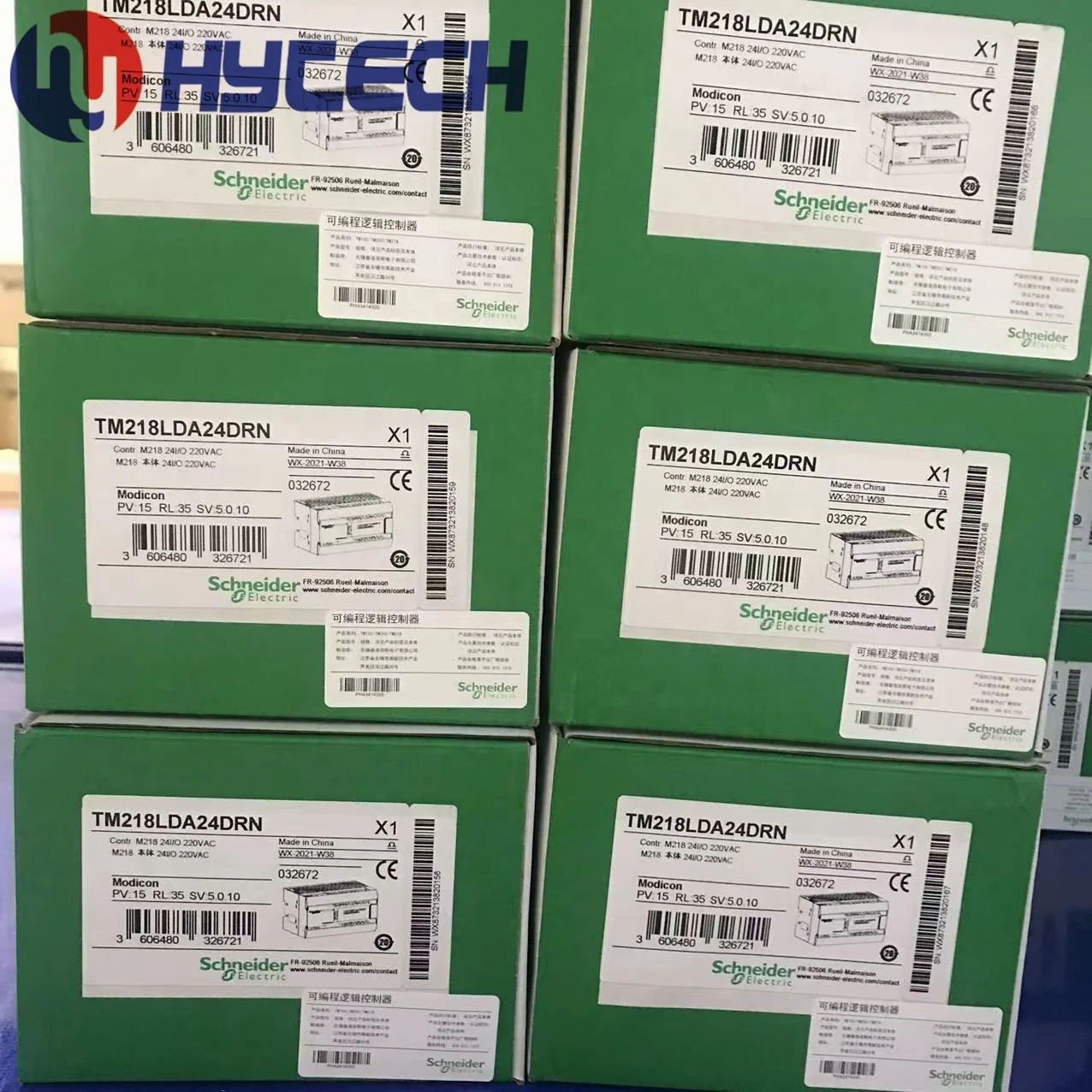 HYTECH Schneider-фирменный интегрированный логический контроллер Modicon M218 PLC 220V AC 16 I/O TM218LDA16DRN