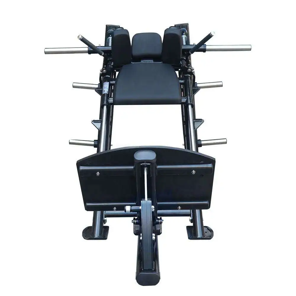 Hot selling New Pin Load Leg Press Machine Fitness Lateral Leg Press Hack Squat 45 Degree Machine Plate Loading Fitness
