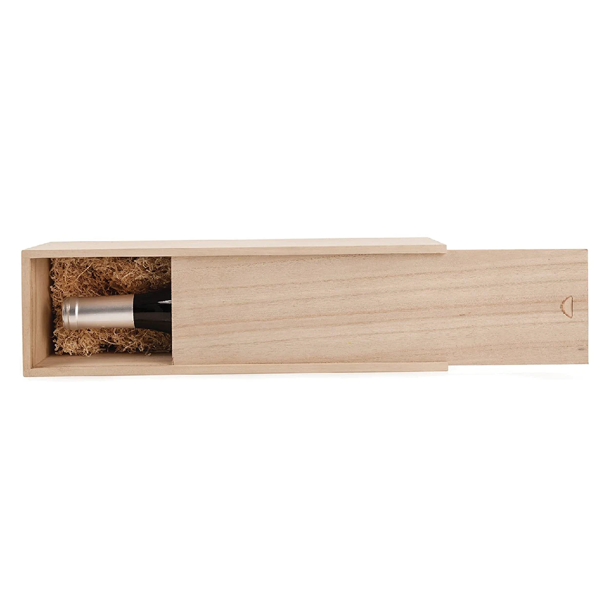 Wine Accessories Single Wine Bottle Gift Box Wooden Wine Storage Box with Lid